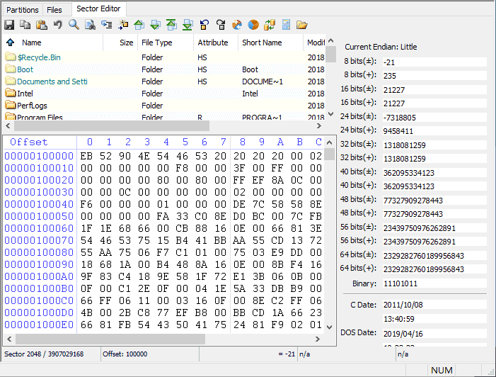 Recover Lost Data with DiskGenius