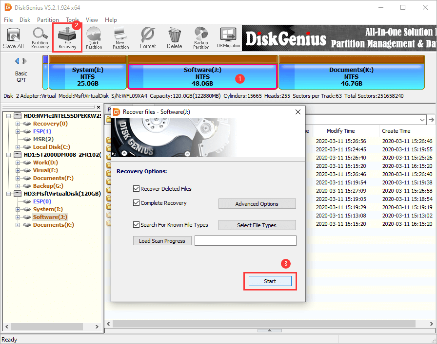 recover data from hard drive with bad sectors