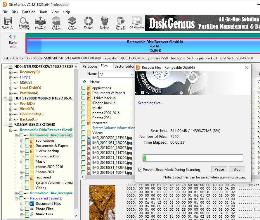 USB Partition Recovery